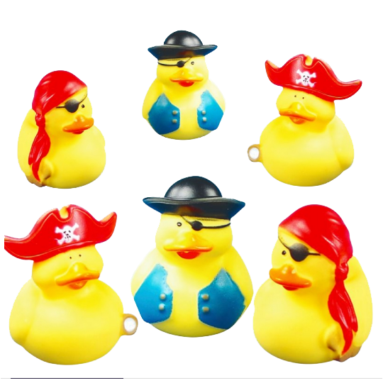 Pirate rubber duck, rubber, duck, bath duck & party duck.
